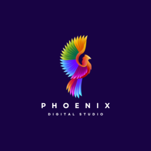 Blue-Colorful-Phoenix-Digital-Studio-Logo-1